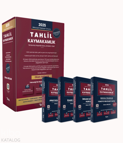 Tahlil Kaymakamlık Sınavına Hazırlık Konu Anlatım Seti