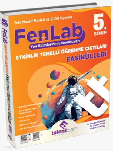 Talentteam Yayınları 5. Sınıf TT FenLab (Etkinlik Temelli Öğrenme Çıkt