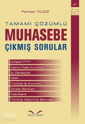 Tamamı Çözümlü| Muhasebe; Çıkmış Sorular