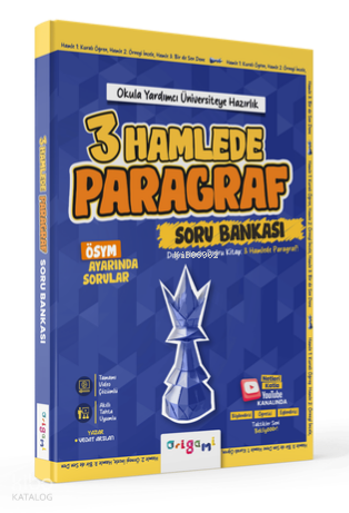Tammat Origami 3 Hamlede Paragraf Soru Bankası