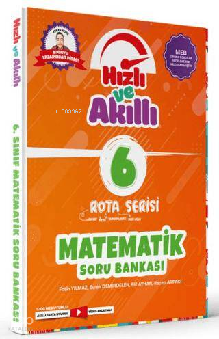 Tammat Yayıncılık 6. Sınıf Matematik Rota Serisi Hızlı ve Akıllı Soru Bankası
