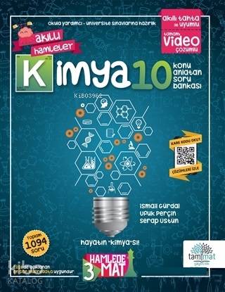Tammat Yayınları 10. Sınıf Kimya Konu Anlatan Soru Bankası Akıllı Hamleler Tammat