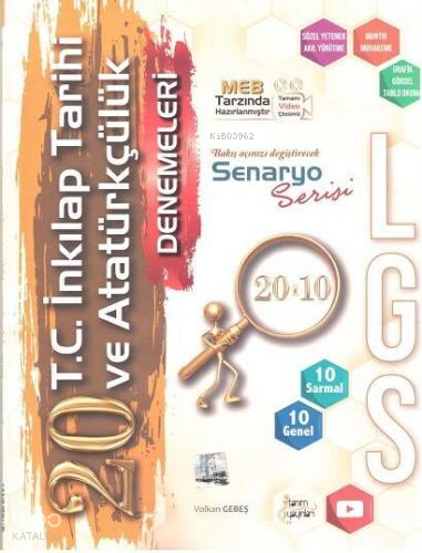 Tanım Yayınları 8. Sınıf LGS T.C. İnkılap Tarihi ve Atatürkçülük 20 Deneme - 2023