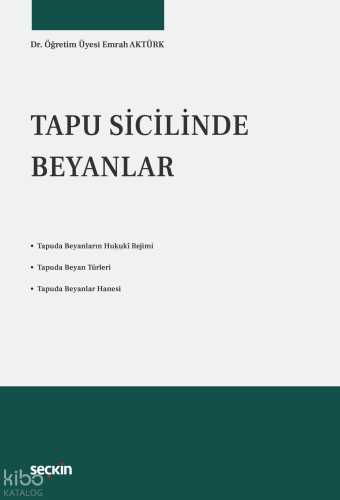 Tapu Sicilinde Beyanlar
