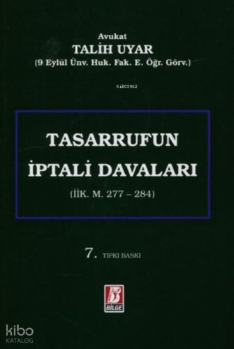 Tasarrufun İptali Davaları (İİK. M. 277-284)