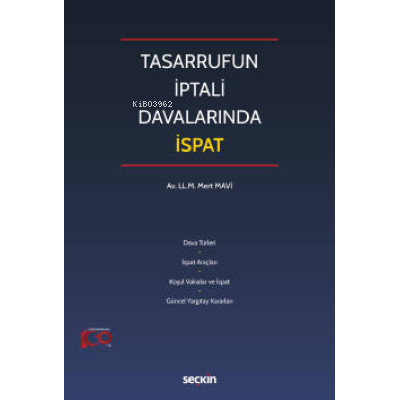 Tasarrufun İptali Davalarında İspat