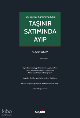 Taşınır Satımında Ayıp