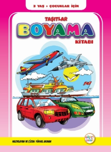 Taşıtlar Boyama Kitabı - Kitapiks.com