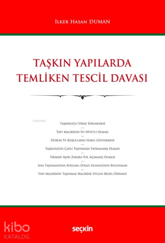 Taşkın Yapılarda Temliken Tescil Davası