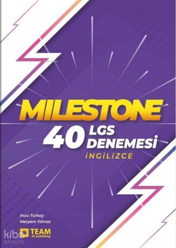 Team Elt Publishing 8. Sınıf LGS İngilizce Milestone 40 Deneme