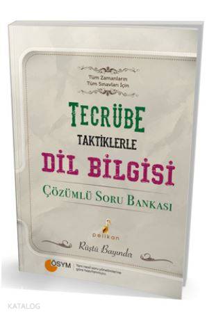 Tecrübe Taktiklerle Dil Bilgisi Çözümlü Soru Bankası - Kitapiks.com