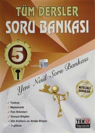 Tekiz Yayıncılık 5. Sınıf Tüm Dersler Soru Bankası