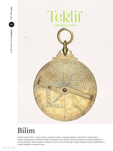 Teklif 10. Sayı;2 Aylık Düşünce Dergisi