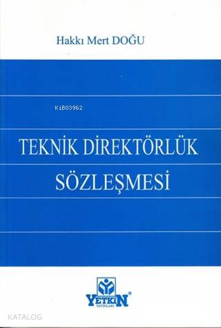 Teknik Direktörlük Sözleşmesi