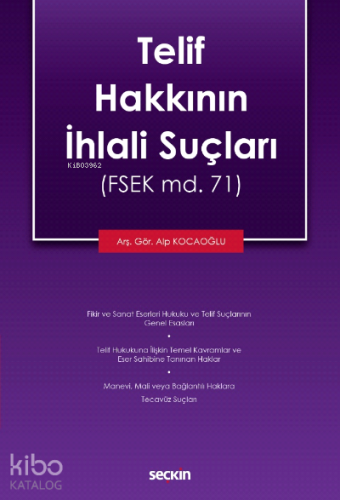 Telif Hakkının İhlali Suçları