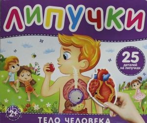 Тело человека. Книга с липучками