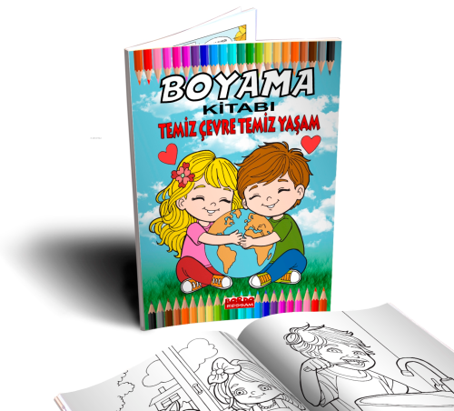 Temiz Çevre Temiz Yaşam Boyama Kitabı (4+Yaş)