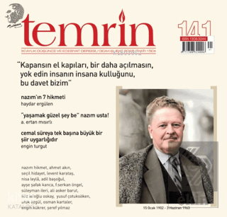 Temrin Düşünce ve Edebiyat Dergisi Sayı: 141 (Ocak - Şubat 2025)