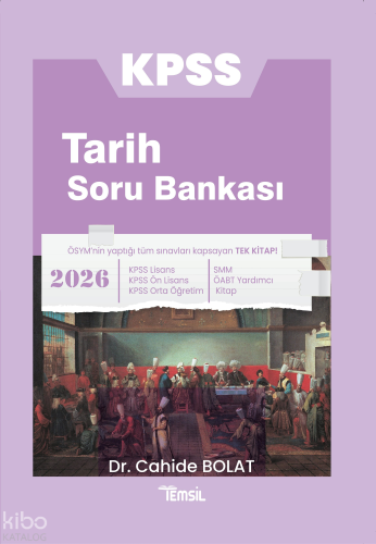 Temsil Kitap KPSS Tarih Soru Bankası