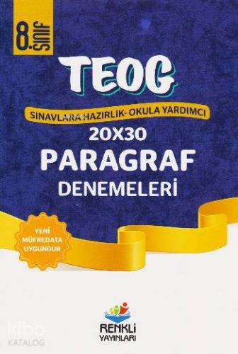 TEOG1  8.Sınıf 20x30 Paragraf Denemeleri Soru Bankası