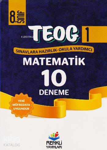 TEOG1 8. Sınıf Matematik 10 Deneme