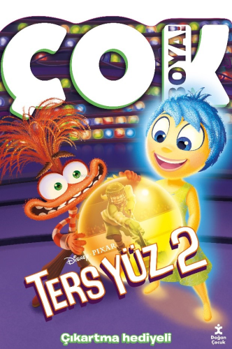 Ters Yüz 2 - Çok Boya! Çıkartmalı Dev Boyama Kitabı