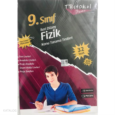 Test Okul Yayınları 9. Sınıf Fizik İleri Düzey Konu Tarama Testleri