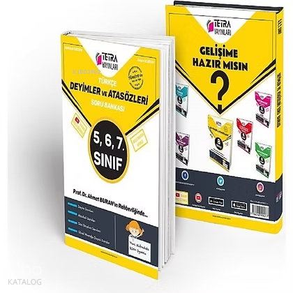 Tetra Yayınları 5, 6, 7. Sınıf Türkçe Deyimler ve Atasözleri Soru Bankası