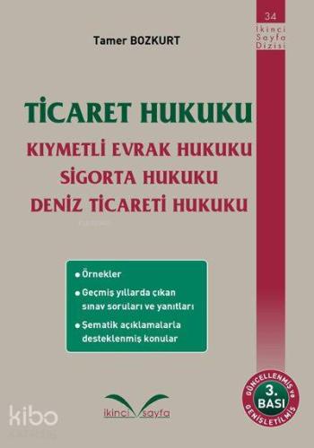 Ticaret Hukuku Kıymetli Evrak Hukuku