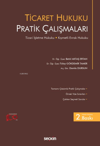 Ticaret Hukuku Pratik Çalışmaları - Kitapiks.com