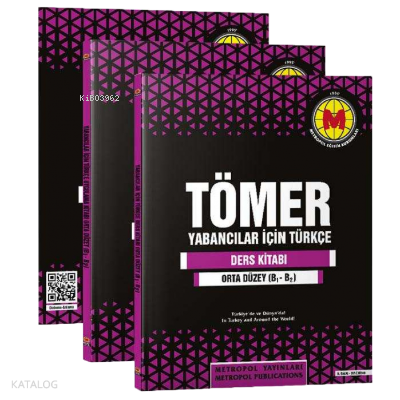 Tömer -Yabancılar İçin Türkçe Öğretim Seti (B1-B2) Orta Düzey