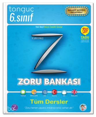 Tonguç 6. Sınıf Zoru Bankası Tüm Dersler