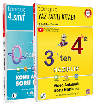 Tonguç Akademi 3'ten 4'e Hazırlık Seti
