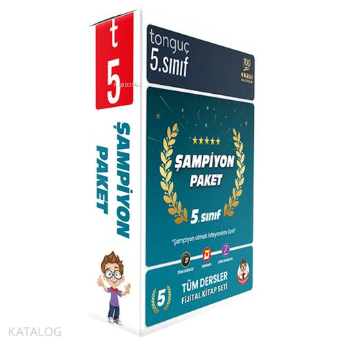 Tonguç Akademi 5. Sınıf 2025 Şampiyon Paketi - Kitapiks.com