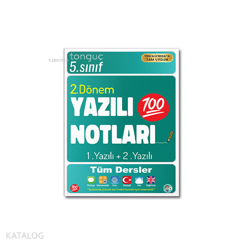 Tonguç Akademi 5. Sınıf Yazılı Notları 2. Dönem 1 ve 2. Yazılı