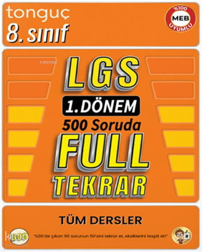Tonguç Akademi 8. Sınıf LGS 1. Dönem Full Tekrar
