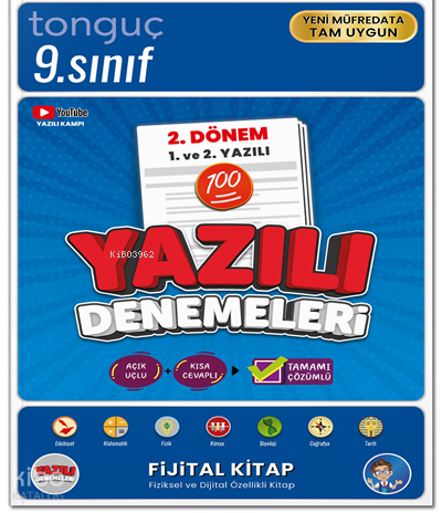 Tonguç Akademi 9. Sınıf Yazılı Denemeleri 2. Dönem 1. ve 2. Yazılı
