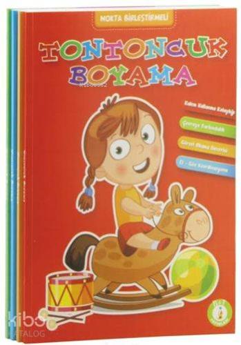 Tontoncuk Boyama Seti - Nokta Birleştirmeli (4 Kitap)