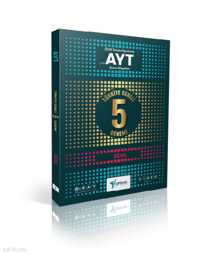 Toprak Yayınları Ayt 5'Li Paket Deneme Kitabı (Sözel)