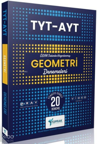 Toprak Yayınları TYT-AYT Geometri Deneme Kitabı