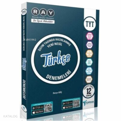 Toprak Yayınları Tyt Türkçe Deneme Kitabı