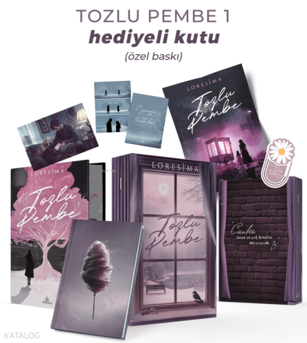 Tozlu Pembe 1 (Ciltli-Yan Boyamalı-Hediyeli Kutu)