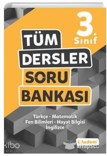 Tudem 3.Sınıf Tüm Dersler Soru Bankası - Kitapiks.com