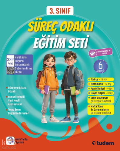 Tudem Yayınları 3. Sınıf Süreç Odaklı Eğitim Seti (6 Parça)