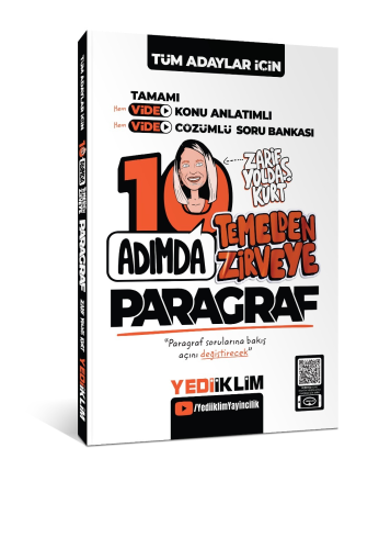 Tüm Adaylar İçin 10 Adımda Paragraf Video Konu Anlatımlı ve Video Çözü