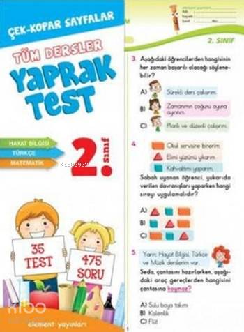 Tüm Dersler Yaprak Test 2.Sınıf