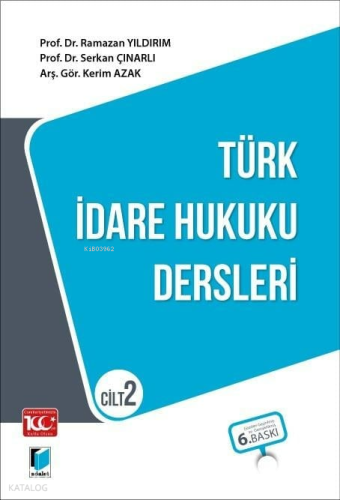 Türk İdare Hukuku Dersleri Cilt 2