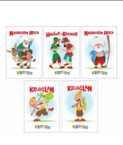 Türk Karakterler 5'li Çizgili Defter - Kitapiks.com