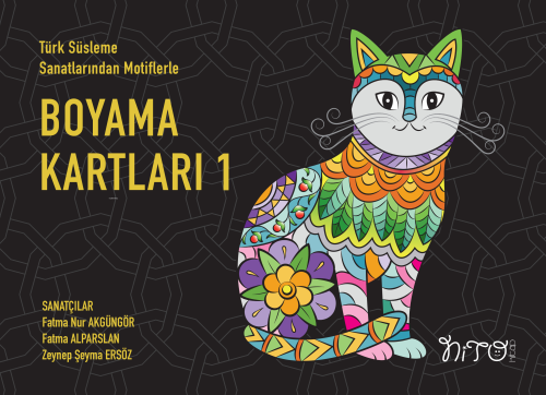 Türk Süsleme Sanatlarından Motiflerle Boyama Kartları 2 - Kitapiks.com