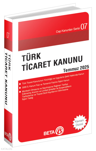 Türk Ticaret Kanunu Cep Serisi 2025